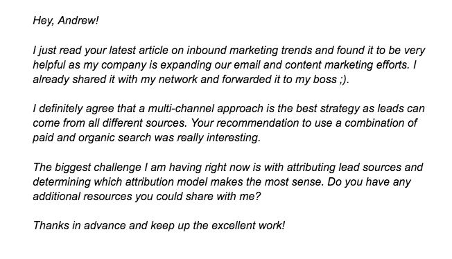 example of a backlink request email