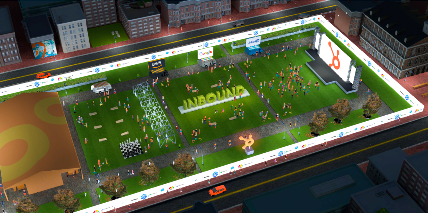 screenshot of HubSpot Inbound Conference 2021 Virtual Event