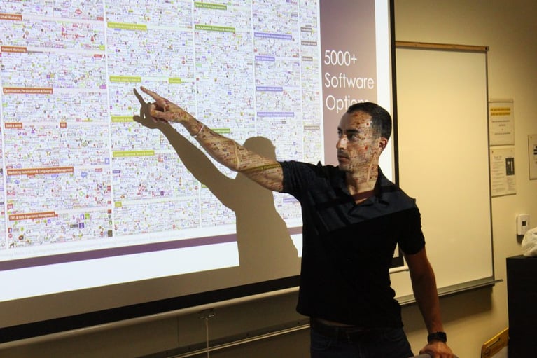 Mattan Danino, CEO of WEBITMD Conducts Guest Lecture at UCLA